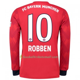 Günstige Fußballtrikots FC Bayern München Robben 10 2018-2019 Langarm Heimtrikot kaufen